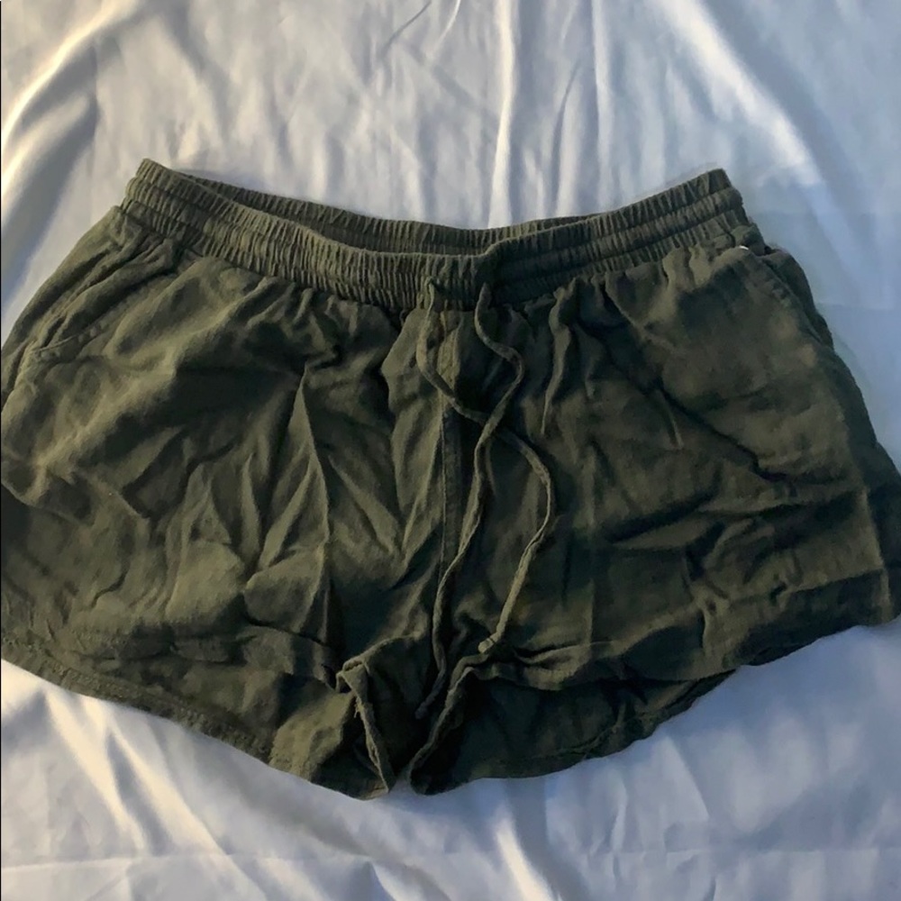 Green shorts